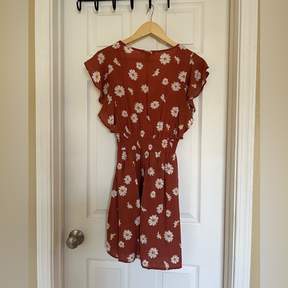 Small floral pink dress